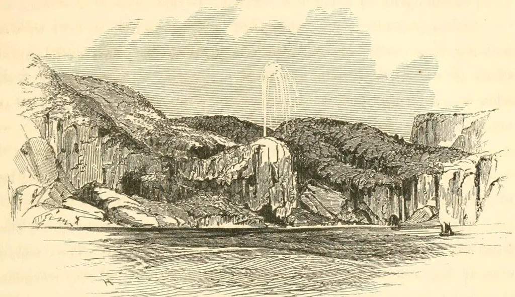 An illustration from A trip to Newfoundland; its scenery and fisheries; with an account of the laying of the submarine telegraph cable, 1855, leaf 73