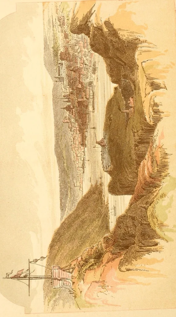 An illustration from A trip to Newfoundland; its scenery and fisheries; with an account of the laying of the submarine telegraph cable, 1855, leaf 8