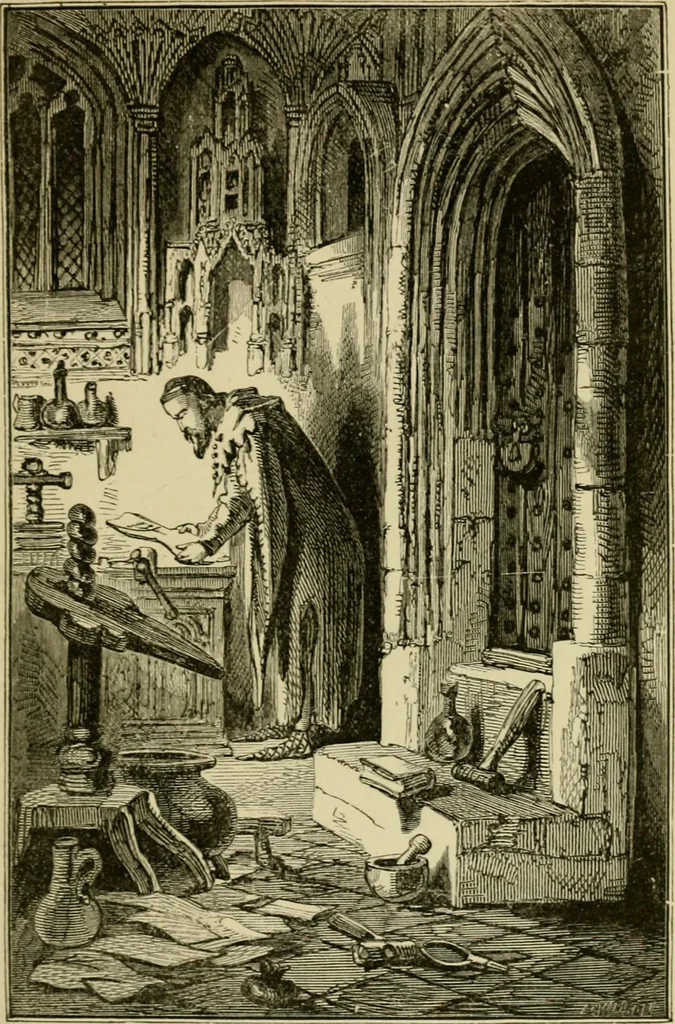 An illustration from Triumphs of invention and discovery in art and science, 1876, leaf 32