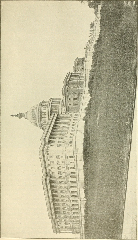 An illustration from Triumphs and wonders of the 19th century, a volume of original, historic and descriptive writings showing the many and marvellous achievements which distinguish an hundred years of material, intellectual, social and moral progress, 1901, leaf 198