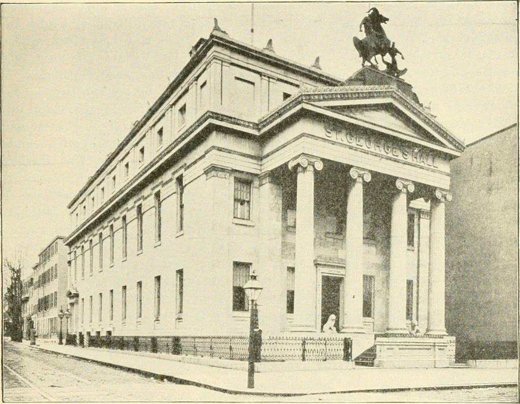 An illustration from Triumphs and wonders of the 19th century, a volume of original, historic and descriptive writings showing the many and marvellous achievements which distinguish an hundred years of material, intellectual, social and moral progress, 1901, leaf 204