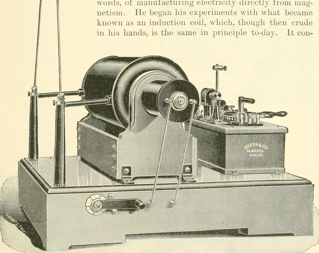 An illustration from Triumphs and wonders of the 19th century, a volume of original, historic and descriptive writings showing the many and marvellous achievements which distinguish an hundred years of material, intellectual, social and moral progress, 1901, leaf 36