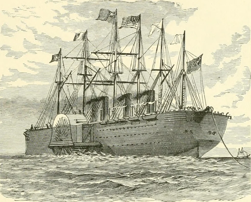 An illustration from Triumphs and wonders of the 19th century, a volume of original, historic and descriptive writings showing the many and marvellous achievements which distinguish an hundred years of material, intellectual, social and moral progress, 1901, leaf 42
