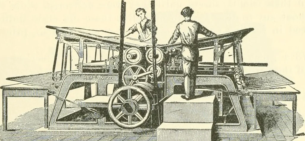 An illustration from Triumphs and wonders of the 19th century, a volume of original, historic and descriptive writings showing the many and marvellous achievements which distinguish an hundred years of material, intellectual, social and moral progress, 1901, leaf 584