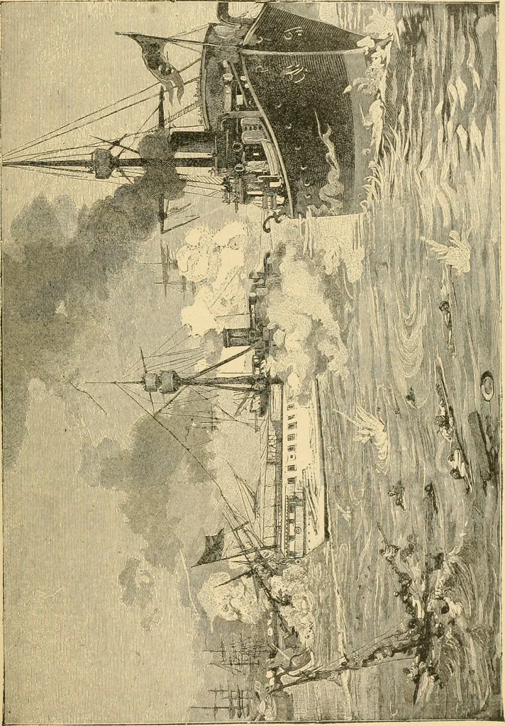 An illustration from Triumphs and wonders of the 19th century, the true mirror of a phenomenal era, a volume of original, entertaining and instructive historic and descriptive writings, showing the many and marvellous achievements which distinguish an hundred years of material, intellectual, social and moral progress .., 1899, leaf 444