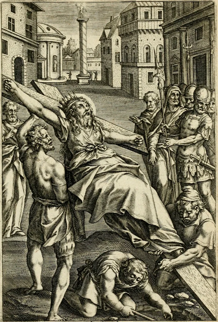 An illustration from Trivmphus Iesu Christi crucifixi, 1608, leaf 110