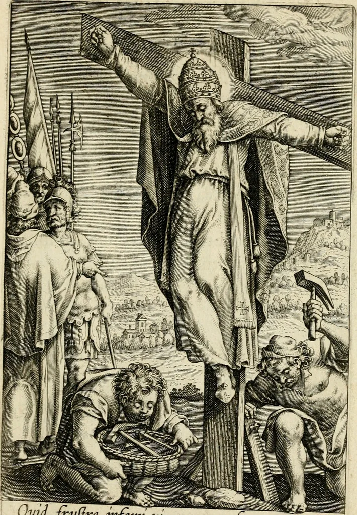 An illustration from Trivmphus Iesu Christi crucifixi, 1608, leaf 112