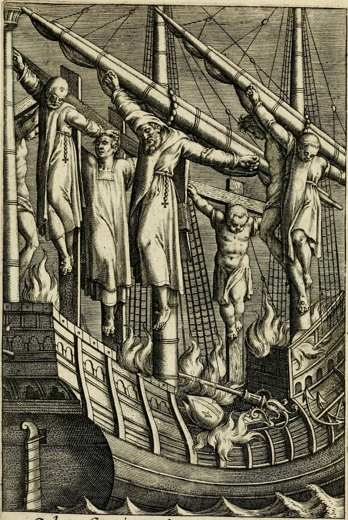 An illustration from Trivmphus Iesu Christi crucifixi, 1608, leaf 116