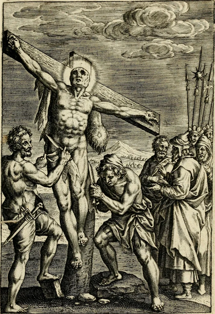 An illustration from Trivmphus Iesu Christi crucifixi, 1608, leaf 122