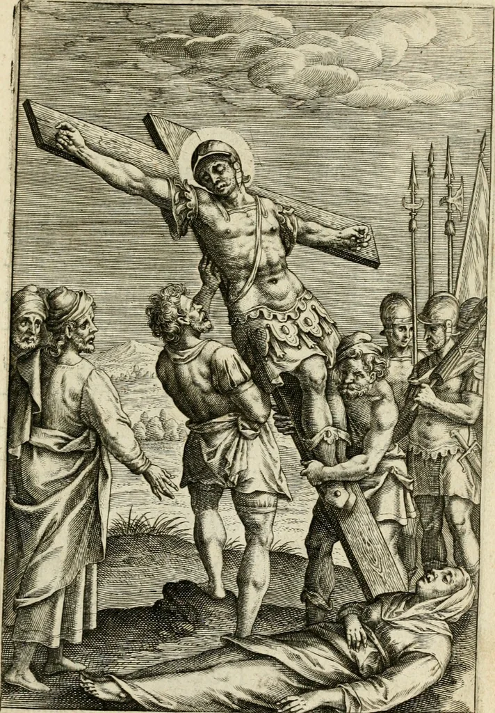 An illustration from Trivmphus Iesu Christi crucifixi, 1608, leaf 126