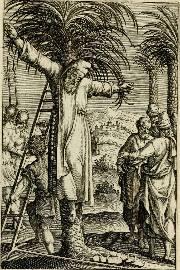 An illustration from Trivmphus Iesu Christi crucifixi, 1608, leaf 128