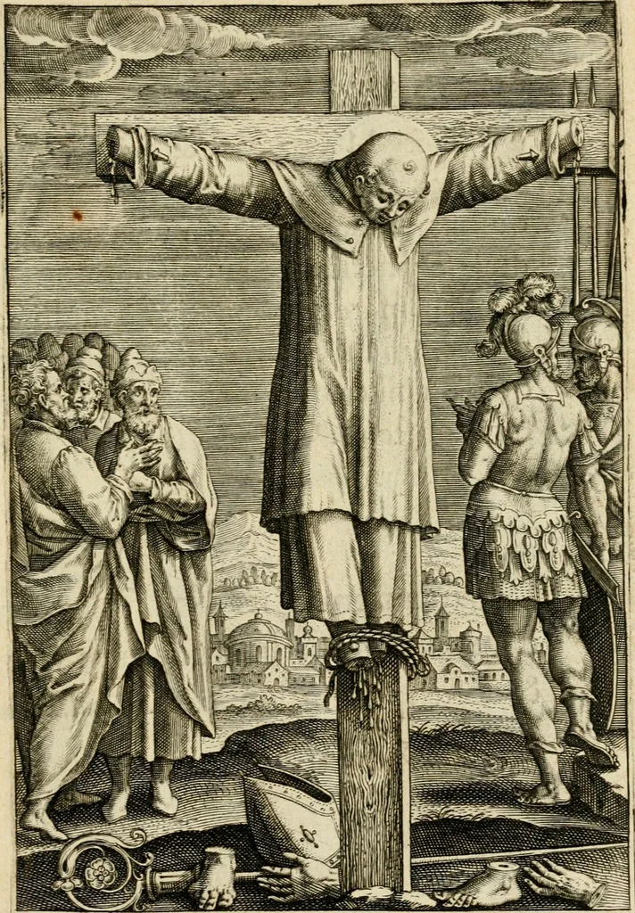 An illustration from Trivmphus Iesu Christi crucifixi, 1608, leaf 134