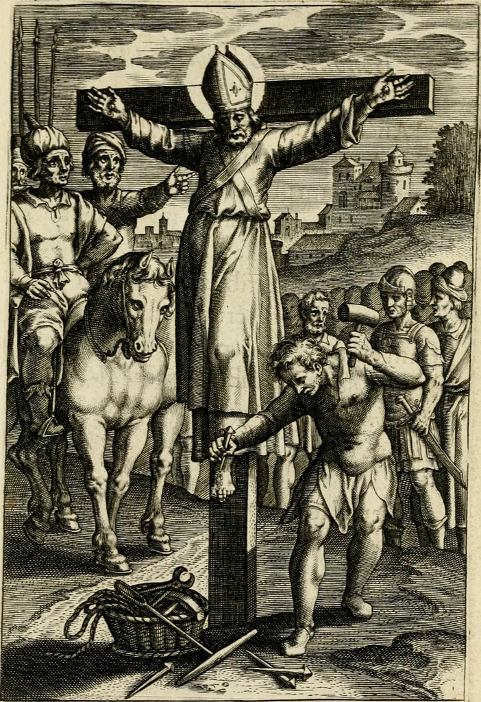 An illustration from Trivmphus Iesu Christi crucifixi, 1608, leaf 138