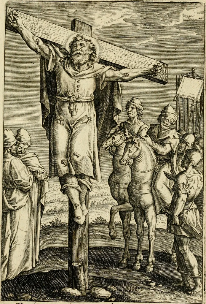 An illustration from Trivmphus Iesu Christi crucifixi, 1608, leaf 142
