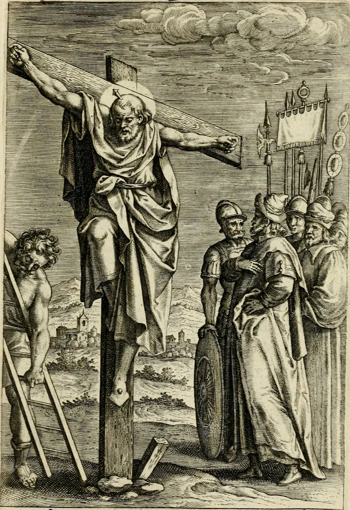 An illustration from Trivmphus Iesu Christi crucifixi, 1608, leaf 146