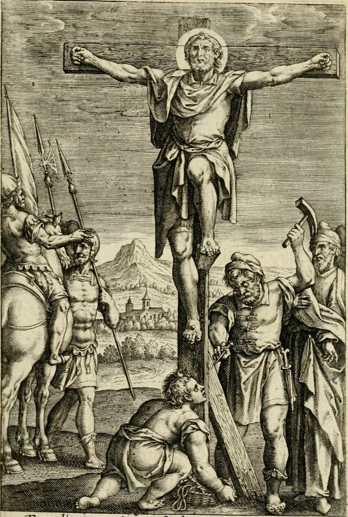 An illustration from Trivmphus Iesu Christi crucifixi, 1608, leaf 152
