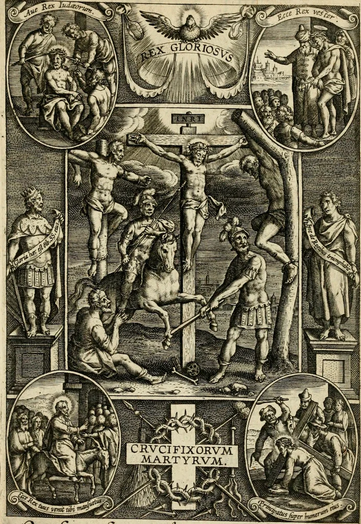 An illustration from Trivmphus Iesu Christi crucifixi, 1608, leaf 22