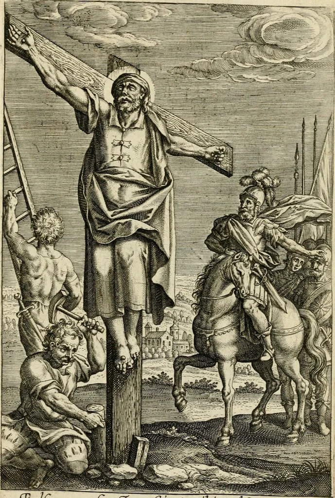 An illustration from Trivmphus Iesu Christi crucifixi, 1608, leaf 24
