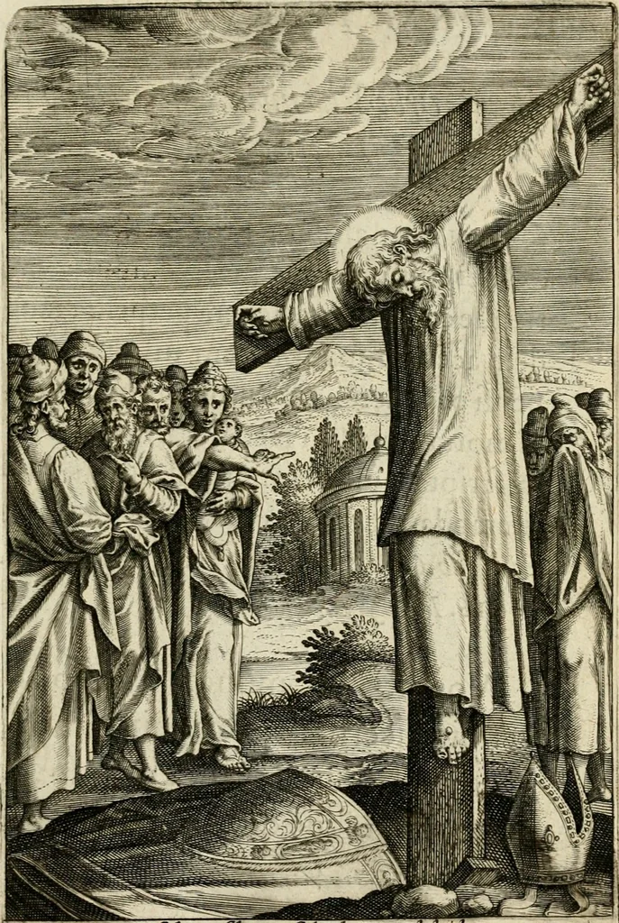 An illustration from Trivmphus Iesu Christi crucifixi, 1608, leaf 44