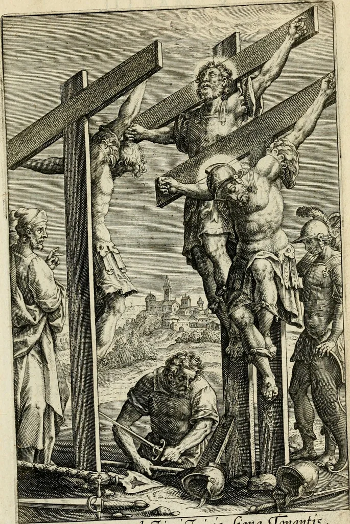 An illustration from Trivmphus Iesu Christi crucifixi, 1608, leaf 50