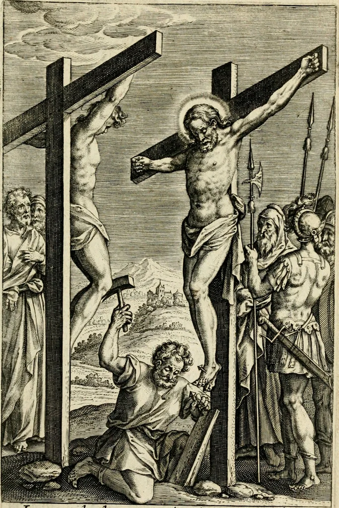 An illustration from Trivmphus Iesu Christi crucifixi, 1608, leaf 52