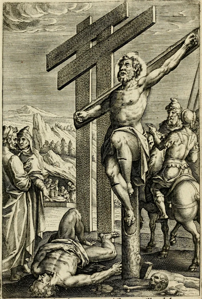 An illustration from Trivmphus Iesu Christi crucifixi, 1608, leaf 60