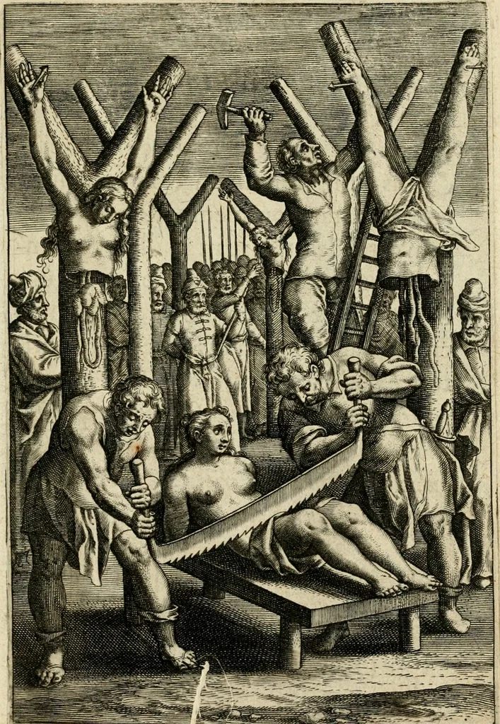An illustration from Trivmphus Iesu Christi crucifixi, 1608, leaf 70