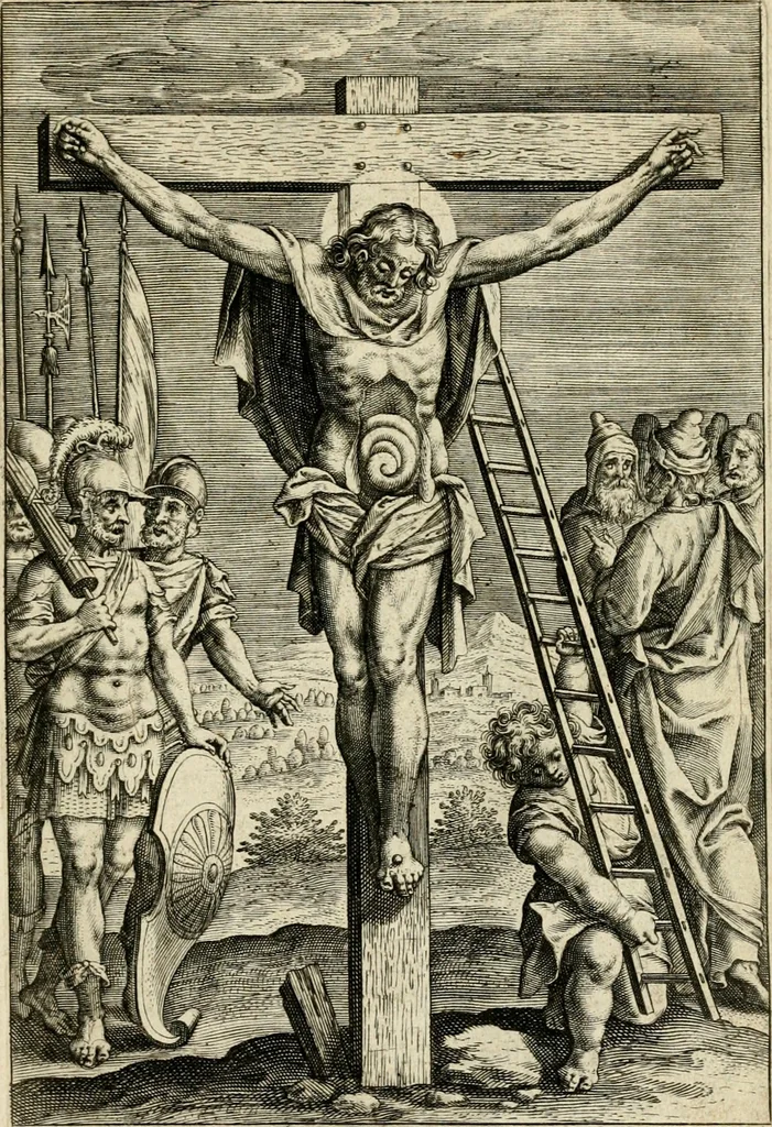 An illustration from Trivmphus Iesu Christi crucifixi, 1608, leaf 72