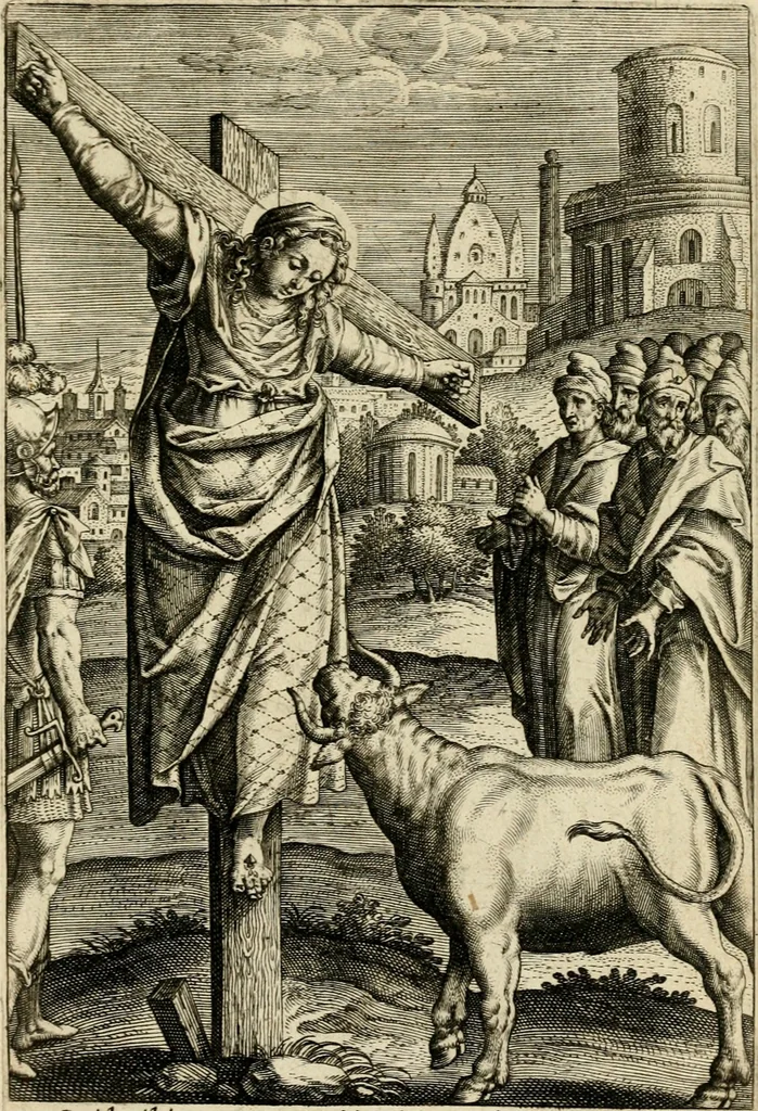 An illustration from Trivmphus Iesu Christi crucifixi, 1608, leaf 82