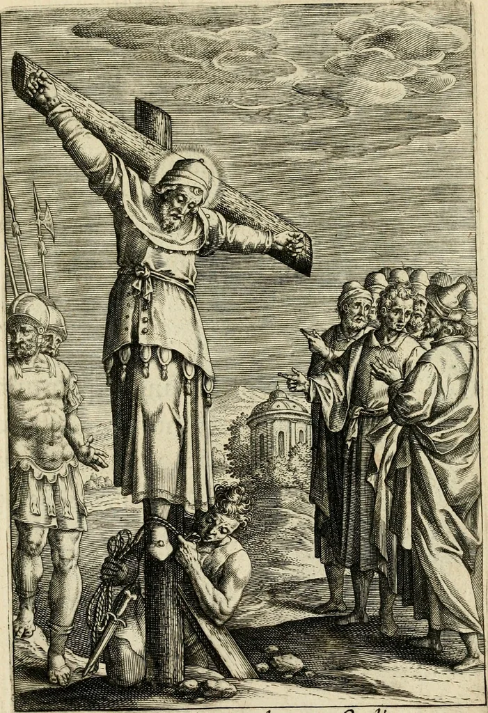 An illustration from Trivmphus Iesu Christi crucifixi, 1608, leaf 84