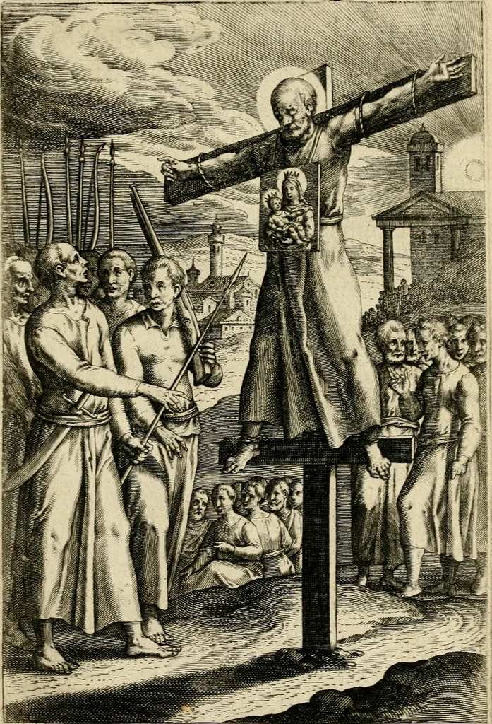 An illustration from Trivmphus Iesu Christi crucifixi, 1608, leaf 88