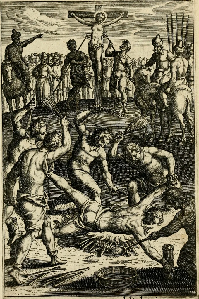 An illustration from Trivmphus Iesu Christi crucifixi, 1608, leaf 94