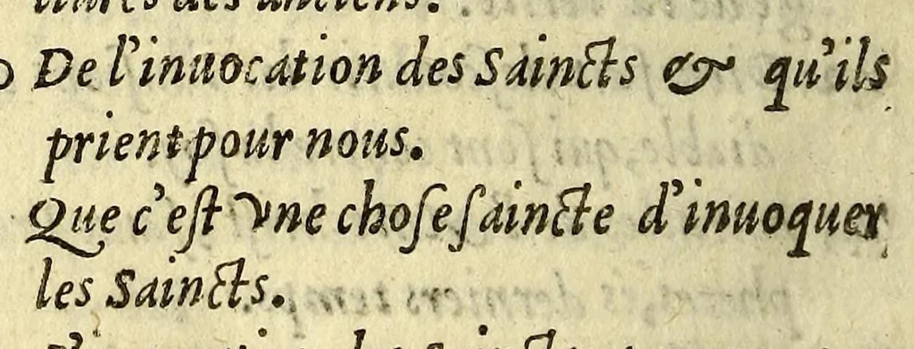 An illustration from Trois discours pour la religion catholique: des miracles: des saints: & des images. ..., 1600, leaf 660
