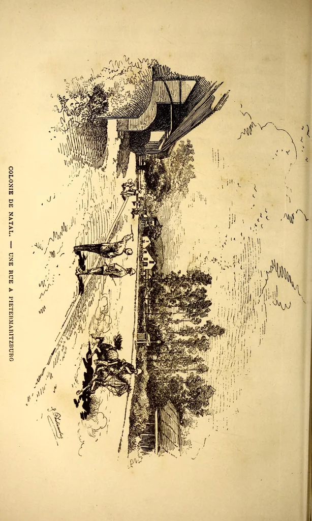 An illustration from Trois mois chez les Zoulous et les derniers jours du Prince impérial, 1879, leaf 106