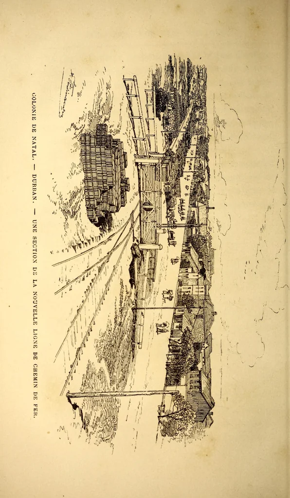 An illustration from Trois mois chez les Zoulous et les derniers jours du Prince impérial, 1879, leaf 56