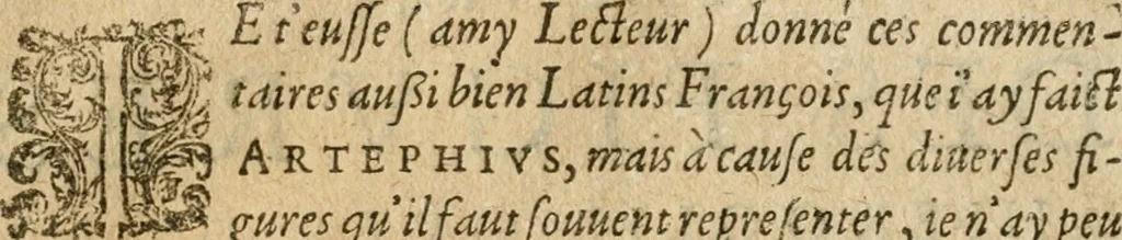 An illustration from Trois traitez de la philosophie natvrelle, non encore imprimez : scavoir, Le secret livre dv tres-ancien philosophe Artephivs, traitant de l'art occulte & transmutation metallique, latin françois : plvs, Les figvres hierogliphiqves de Nicolas Flamel, ainsi qu'il les a mises en la quatriesme arche qu'il a bastie au Cimetiere des innocens à Paris, entrant par la grande porte de la ruë S. Denys, & prenant la main droite, auec l'explication d'icelles par iceluy Flamel : ensemble, Le vray liure du docte Synesivs abbé grec, tiré de la bibliotheque de l'empereur sur le mesme subiect, 1612, leaf 49
