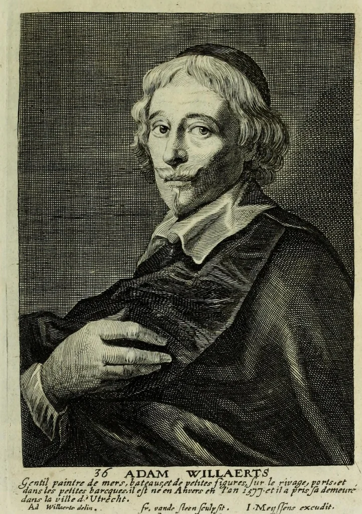 An illustration from The true effigies of the most eminent painters, and other famous artists that have flourished in Europe. Curiously engraven on copper-plates. Together with an account of the time when they lived, the most remarkable passages of their lives, and most considerable works. Very useful for all such gentlemen as are lovers of art and ingenuity, 1694, leaf 103
