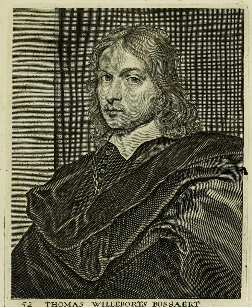 An illustration from The true effigies of the most eminent painters, and other famous artists that have flourished in Europe. Curiously engraven on copper-plates. Together with an account of the time when they lived, the most remarkable passages of their lives, and most considerable works. Very useful for all such gentlemen as are lovers of art and ingenuity, 1694, leaf 133
