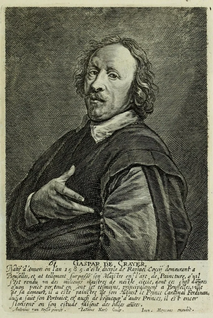 An illustration from The true effigies of the most eminent painters, and other famous artists that have flourished in Europe. Curiously engraven on copper-plates. Together with an account of the time when they lived, the most remarkable passages of their lives, and most considerable works. Very useful for all such gentlemen as are lovers of art and ingenuity, 1694, leaf 149