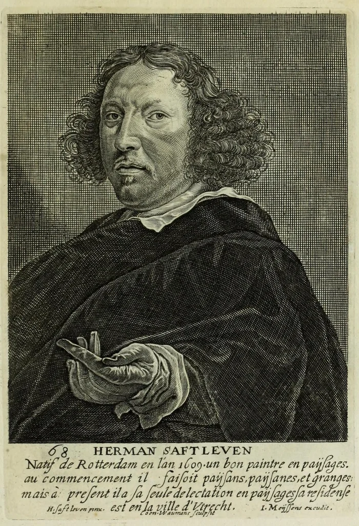 An illustration from The true effigies of the most eminent painters, and other famous artists that have flourished in Europe. Curiously engraven on copper-plates. Together with an account of the time when they lived, the most remarkable passages of their lives, and most considerable works. Very useful for all such gentlemen as are lovers of art and ingenuity, 1694, leaf 163