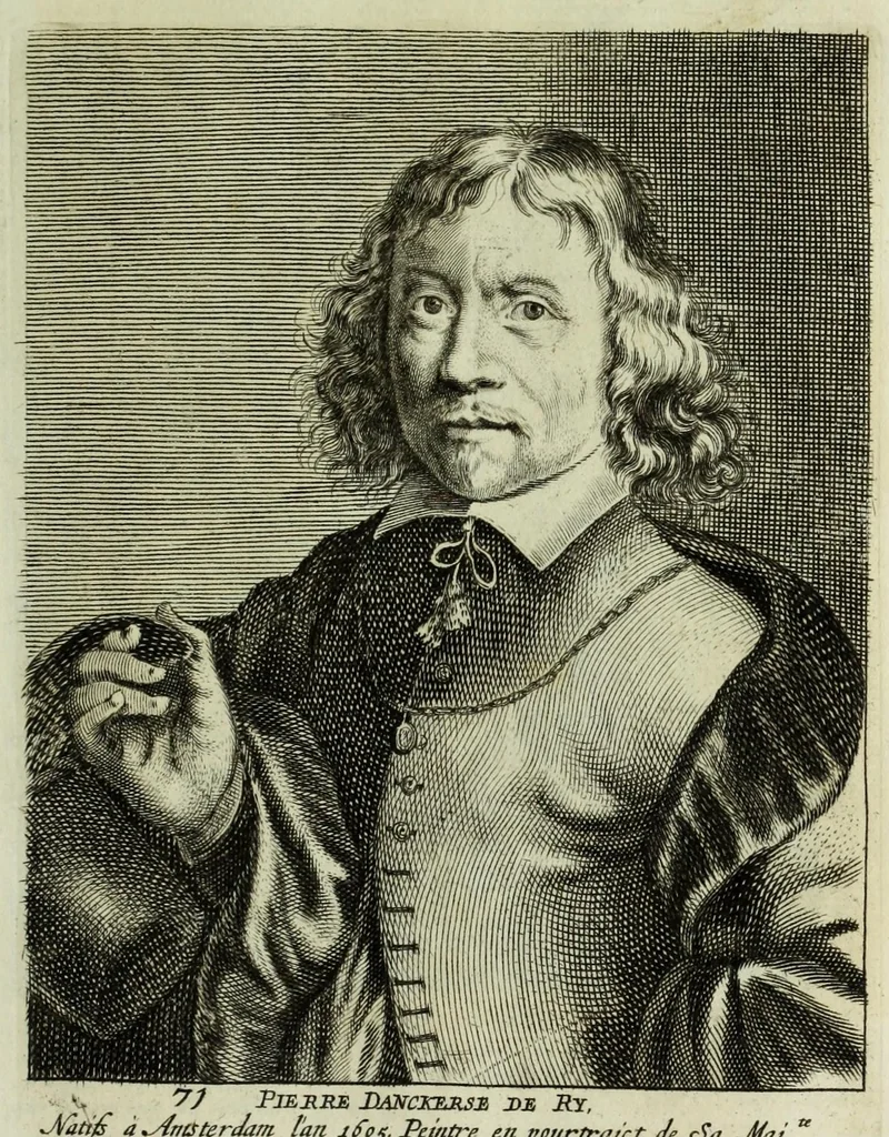 An illustration from The true effigies of the most eminent painters, and other famous artists that have flourished in Europe. Curiously engraven on copper-plates. Together with an account of the time when they lived, the most remarkable passages of their lives, and most considerable works. Very useful for all such gentlemen as are lovers of art and ingenuity, 1694, leaf 169