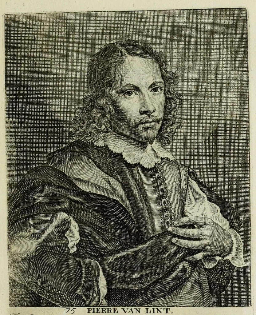 An illustration from The true effigies of the most eminent painters, and other famous artists that have flourished in Europe. Curiously engraven on copper-plates. Together with an account of the time when they lived, the most remarkable passages of their lives, and most considerable works. Very useful for all such gentlemen as are lovers of art and ingenuity, 1694, leaf 177