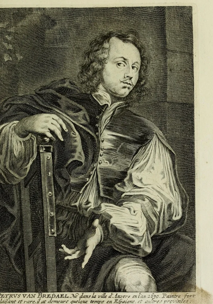An illustration from The true effigies of the most eminent painters, and other famous artists that have flourished in Europe. Curiously engraven on copper-plates. Together with an account of the time when they lived, the most remarkable passages of their lives, and most considerable works. Very useful for all such gentlemen as are lovers of art and ingenuity, 1694, leaf 203