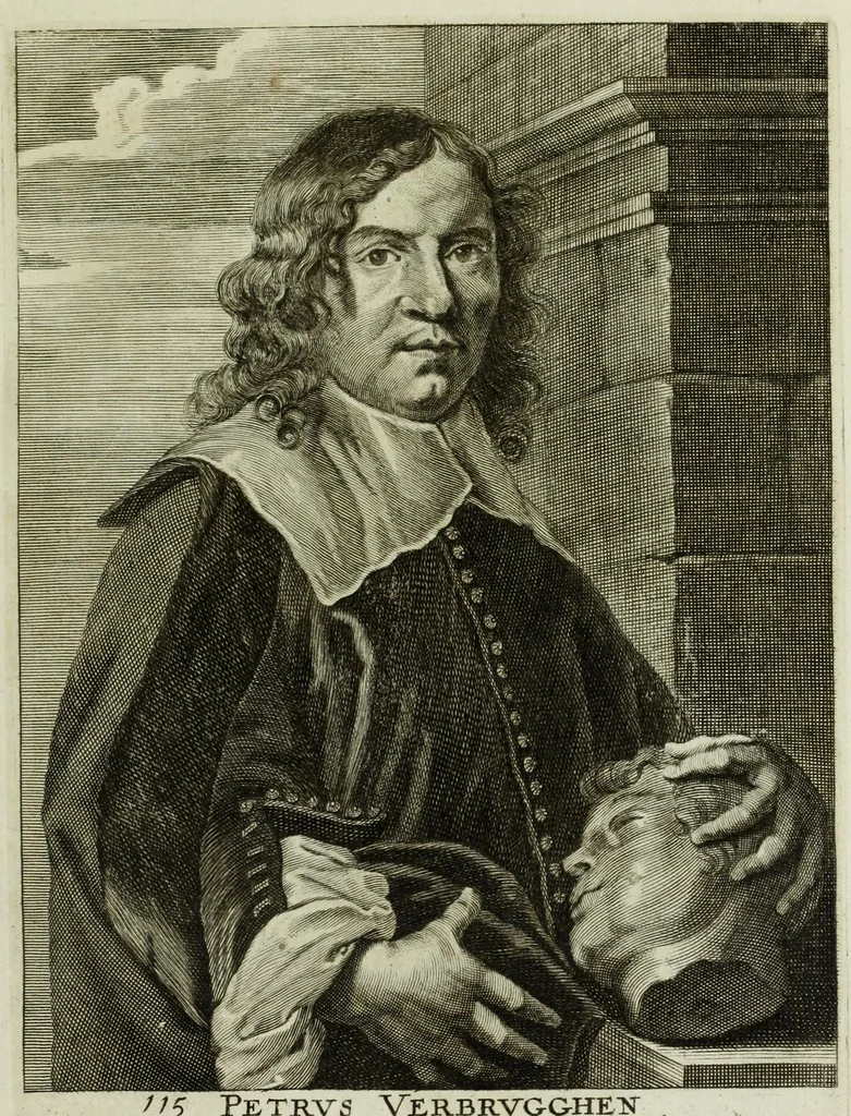 An illustration from The true effigies of the most eminent painters, and other famous artists that have flourished in Europe. Curiously engraven on copper-plates. Together with an account of the time when they lived, the most remarkable passages of their lives, and most considerable works. Very useful for all such gentlemen as are lovers of art and ingenuity, 1694, leaf 257