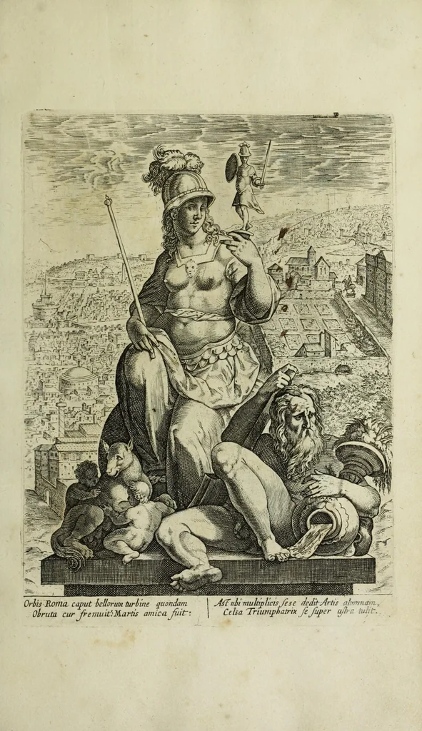 An illustration from The true effigies of the most eminent painters, and other famous artists that have flourished in Europe. Curiously engraven on copper-plates. Together with an account of the time when they lived, the most remarkable passages of their lives, and most considerable works. Very useful for all such gentlemen as are lovers of art and ingenuity, 1694, leaf 29