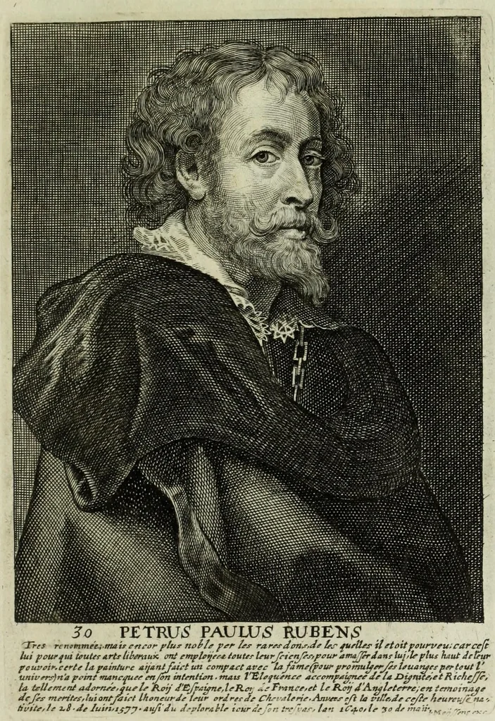 An illustration from The true effigies of the most eminent painters, and other famous artists that have flourished in Europe. Curiously engraven on copper-plates. Together with an account of the time when they lived, the most remarkable passages of their lives, and most considerable works. Very useful for all such gentlemen as are lovers of art and ingenuity, 1694, leaf 91