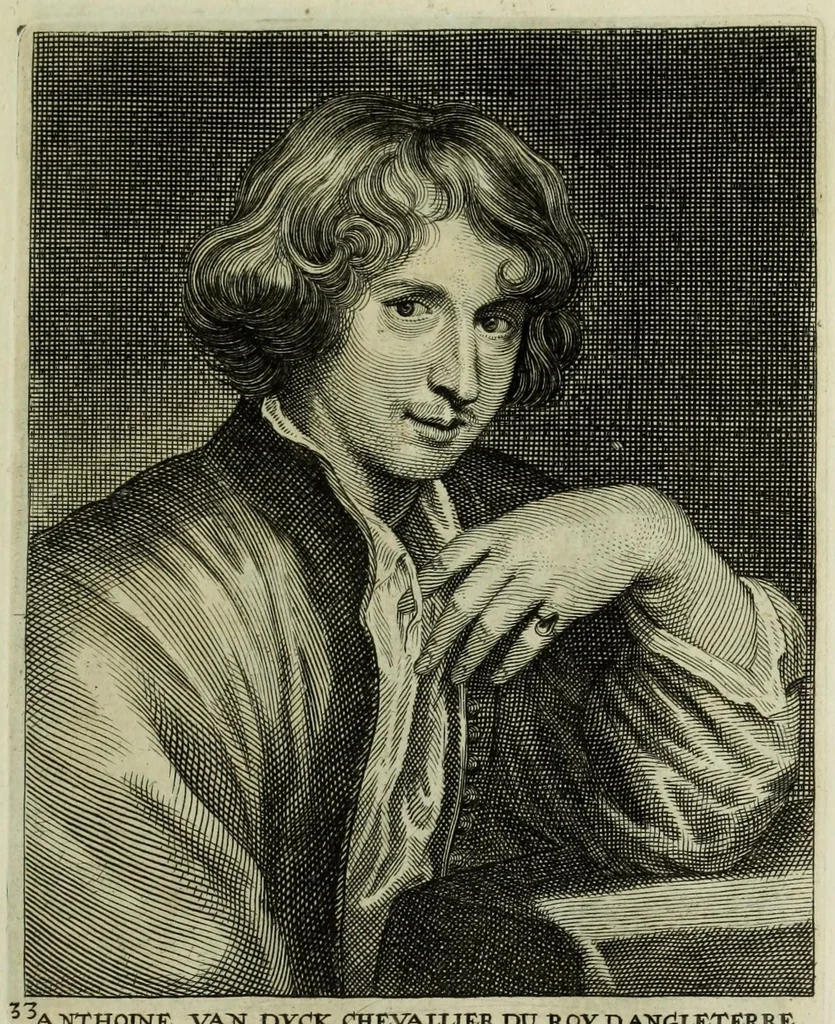 An illustration from The true effigies of the most eminent painters, and other famous artists that have flourished in Europe. Curiously engraven on copper-plates. Together with an account of the time when they lived, the most remarkable passages of their lives, and most considerable works. Very useful for all such gentlemen as are lovers of art and ingenuity, 1694, leaf 97