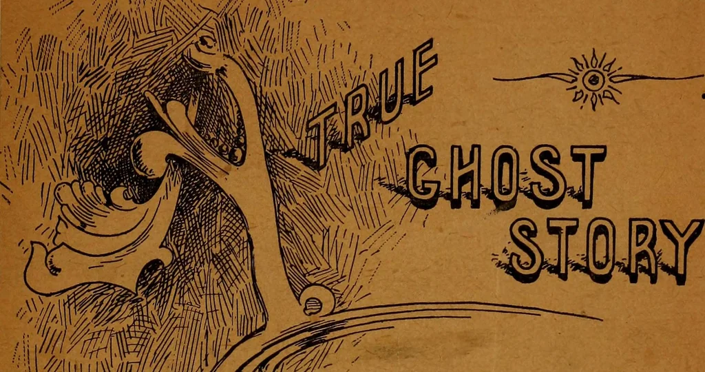 An illustration from A true ghost story; or, Three nights in a haunted house, and a brief sketch of superstition, 1895, leaf 6
