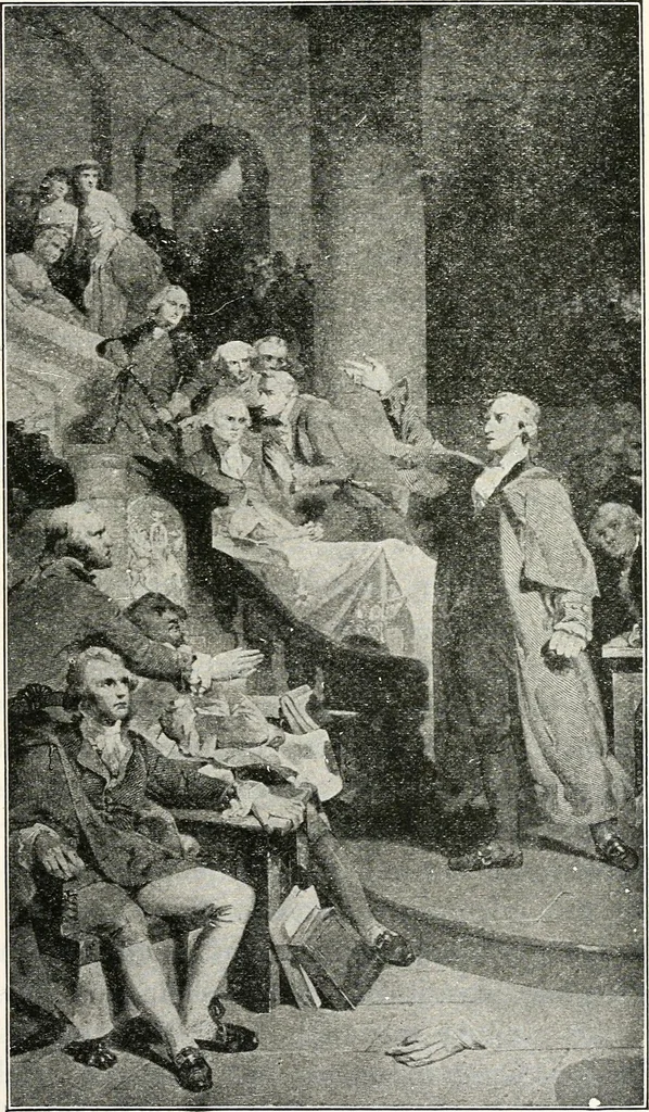 An illustration from True stories of great American men : for young Americans, 1898, leaf 100