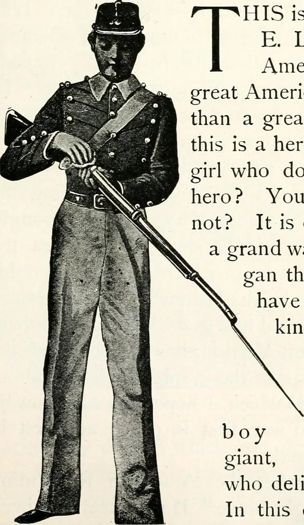 An illustration from True stories of great American men : for young Americans, 1898, leaf 158
